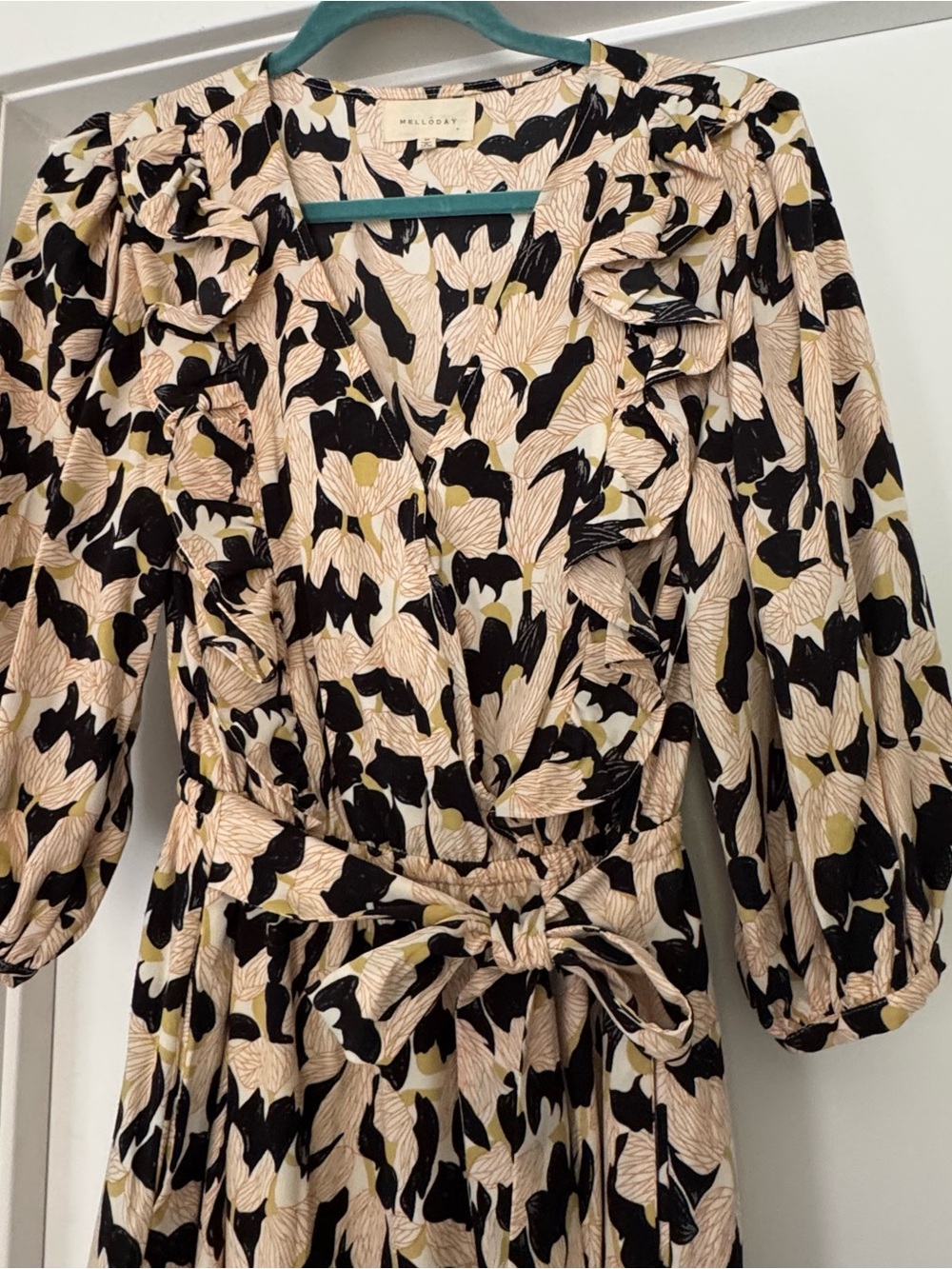 Melloday midi print dress